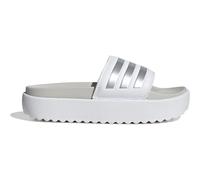 adidas Damen Badeschlappen Adilette Platform IE9703 42 Ftwr White/ZeroMT/Greone