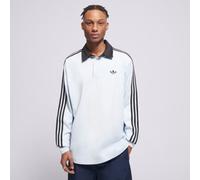 Adidas 3-Stripes Rugby Longsleeve Polo Shirt M / Crystal Sky
