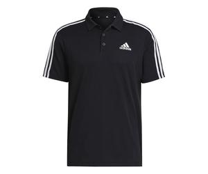 Adidas Primeblue Designed To Move Sport 3-Streifen Poloshirt Herren Poloshirt, schwarz M