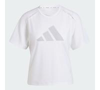 adidas PrimeLift Performance Big Logo T-Shirt White XS