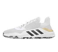 adidas Pro Bounce 2019 Low Shoe - Men's Basketball White/Core Black/Gold Metallic