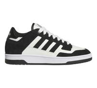 Sneaker ADIDAS SPORTSWEAR "RAPID COURT LOW", Damen, Gr. 44, schwarz-weiß (core schwarz, cloud weiß, cloud weiß), Leder, Synthetik, Schuhe Sneaker (14056121-44) core schwarz, cloud weiß, cloud weiß