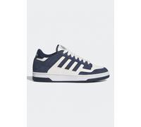 Sneaker ADIDAS SPORTSWEAR "RAPID COURT LOW", Damen, Gr. 46, blau (night indigo, cloud weiß, ftwr weiß), Leder, Synthetik, Schuhe Sneaker (19738226-46) night indigo, cloud weiß, ftwr weiß