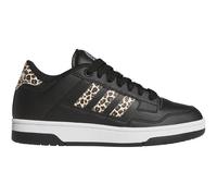 Sneaker ADIDAS SPORTSWEAR "RAPID COURT LOW W", Damen, Gr. 38,5, core schwarz, supplier colour, ftwr weiß, Synthetik, Schuhe Sneaker, mit Leo Muster (14728267-38,5) core schwarz, supplier colour, ftwr 