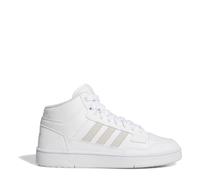 adidas Rapid Court Mid High Top Herren Sneaker, Triple White, 44 2/3 EU