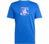 adidas Retro Futurism Graphic T-Shirt JM6396 - team royal blue XL