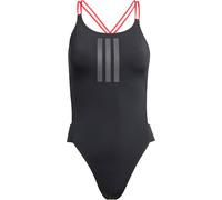Ripstream 3-Streifen X-Back Badeanzug Black / Pure Ruby 40