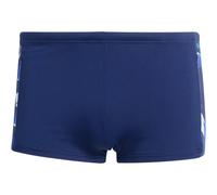 adidas Men's RIPSTREAM Team Graphic Swim Boxers, Dark Blue, 32