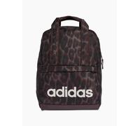 adidas Women's LINEAR ESSENTIALS GRAPHIC BACKPACK, earth strata/shadow brown, One size