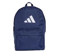 adidas Classic 3BARS Backpack, Unisex Rucksack, Dark Blue/White, 27.4 L - IS7049