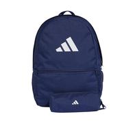 adidas Unisex Pencil Case Backpack, dark blue/white, One size