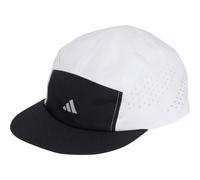 adidas Unisex Run 5-Panel Climacool Cap, Black/White, XS-S