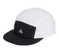 adidas Unisex Run 5-Panel Climacool Cap, Black/White, S-M