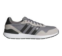 Adidas Herren Sneaker Run 60s 4.0 – Leder/Textil, Grau/Schwarz – Gr. 42