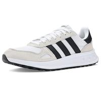 adidas Run 84 Herren-Sneaker, Weiß/Schwarz/Kristallweiß, 9.5