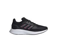 Adidas Damen Run Falcon 2.0 Laufschuhe, Schwarz Core Black Grey Screaming Pink, 37 1/3 EU
