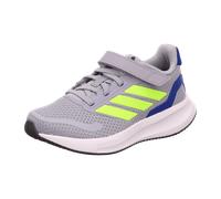 Adidas Unisex Kinder RUNFALCON 5 Shoes Kids, Halo Silver/Lucid Lemon/Team royal Blue, 30 EU