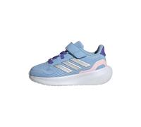 adidas RUNFALCON 5 Shoes Infants Laufschuhe, Glow Blue/Silver Metallic/Clear Pink, 26 EU
