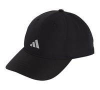 adidas Unisex Running Essential Climacool 6 Panel Baseball Cap, Black/Reflective Silver, M-L
