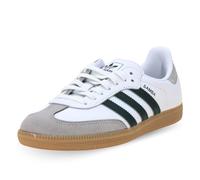 adidas Samba Damen OG Sneaker, Footwear White Collegiate Green Grey Two, 39 1/3 EU