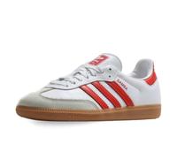 Adidas Samba Damen-Sneaker, Cloud White/Solar Red/Off White, 36.5 EU
