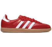 Adidas Samba OG Damen-Sneaker, Weiß, Scharlachrot, 7.5