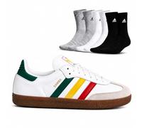 adidas Samba OG Rasta Sneaker für Damen & Herren Samba Originals Lifestyle Sneaker | Klassische Retro Low Top Fashion Sneaker