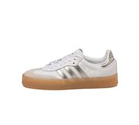 Sneaker ADIDAS ORIGINALS "SAMBA", Gr. 36, cloud weiß, silber metallic, gum 3, Leder, Schuhe Sneaker (96453106-36) cloud weiß, silber metallic, gum 3
