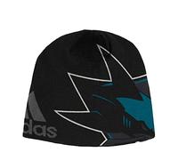 adidas San Jose Sharks Jacqurad Beanie NHL Wintermütze, One Size