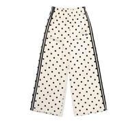 adidas Satin Polka Dots Wide Leg Pant Beige in Größe S