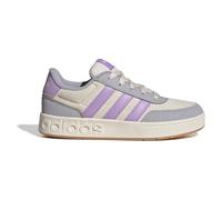Sneaker ADIDAS SPORTSWEAR "BREAKBASE E KIDS", Gr. 36, wonder weiß, powder plum, glory grau, Textil, Synthetik, sportlich, Schuhe (20532657-36) wonder weiß, powder plum, glory grau