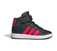 adidas Schuhe Grand Court Mid K Code JR0801 Schwarz Jungen, Schwarz und Rot., 30 EU