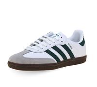 Adidas Schuhe Samba Og J - JQ2843 Weiß, Weiß Grün, 38 2/3 EU
