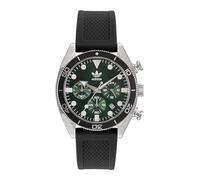 Adidas Schwarze Silikonarmbanduhr (Modell: AOFH230052I), Schwarz