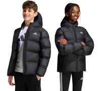 Outdoorjacke ADIDAS SPORTSWEAR "KUNSTDAUNEN", Jungen, Gr. 152, schwarz (schwarz, reflective silber), Obermaterial: 100% Polyester, Jacken Outdoorjacke (14990760-152) schwarz, reflective silber