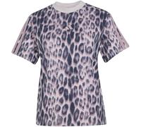 adidas Seasonal Essentials Leopard Print T-shirt With 3-Stripes multicolor-ice purple (9603) M