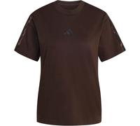 adidas Seasonal Essentials 3-Streifen Leopard Print T-Shirt Damen KE8830 - aurora coffee/multicolor XL