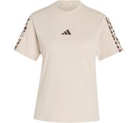 adidas Damen Seasonal Essentials Animal Print T-Shirt (Größe XS, beige)