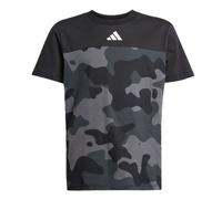 adidas Seasonal Essentials Camo Baumwoll-T-Shirt Kids, Farbe Schwarz, Größe 176