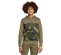 adidas Seasonal Essentials Camo Fleece Hoodie Kinder JW2467 - olive strata/black 176