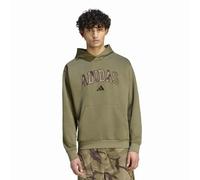 Adidas Seasonal Essentials Camo Hooded Herren Kapuzensweater, grün 4XL