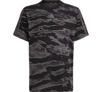 Adidas Seasonal Essentials Camo Kinder T-Shirt, schwarz 140