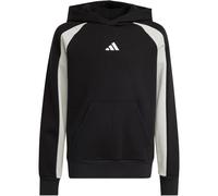 adidas Seasonal Essentials Colorblock Hoodie Kinder JD0057 - black/wonder silver/white 152