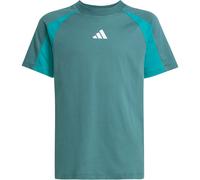 adidas - Seasonal Essentials Colorblock T-Shirt Kinder preloved teal