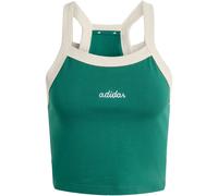 adidas Seasonal Essentials Colorpop Embroidered Graphic Tanktop Damen JZ0195 - collegiate green/white XXS
