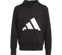 Adidas Seasonal Essentials Glam Cotton Mädchen Kapuzensweater, schwarz 164