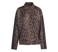 Adidas Seasonal Essentials Leopardenprint Woven Hemdjacke mit 3-Streifen S