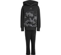 adidas Seasonal Essentials Little Kids Camo Fleece Jogger Set black-carbon (095A) 122