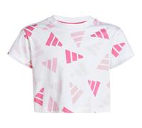 adidas Seasonal Essentials Logo Celebration Cropped T-Shirt Mädchen JC7710 - white 140