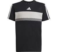 adidas Seasonal Essentials Tiberio 3 Streifen Junior T-Shirt schwarz reinweiß - 152